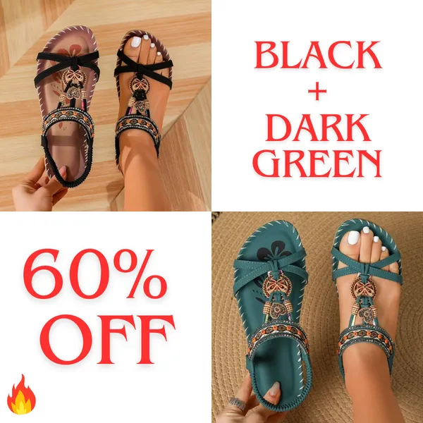 2025 Women's Boho Sandals – Stylish, Comfortable & All-Match