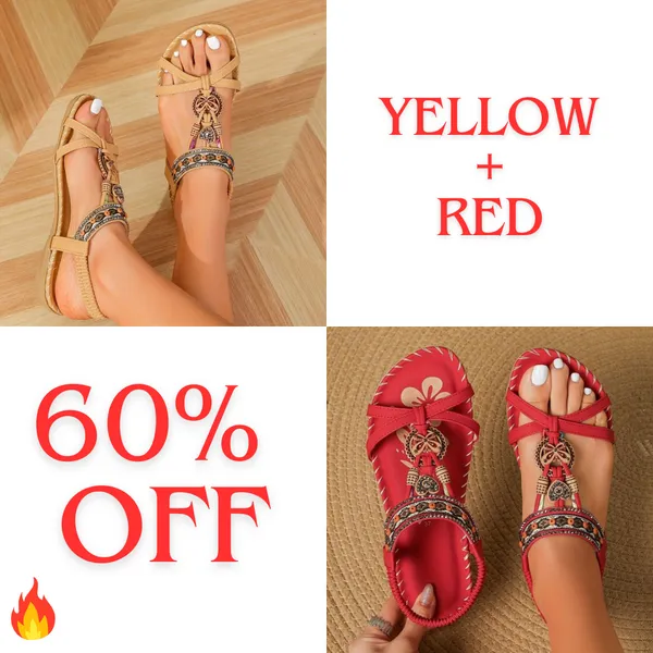 2025 Women's Boho Sandals – Stylish, Comfortable & All-Match